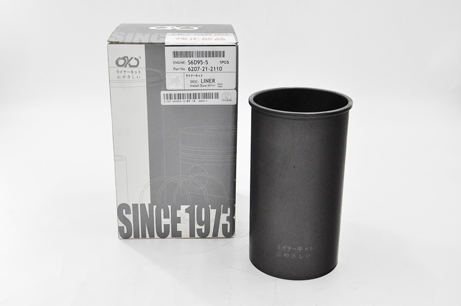 Small Lightweight Komatsu Excavator Parts 6d95 Wet And Dry Cylinder Liners