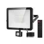 High Lumen Outdoor PIR LED Flood Light 30W Remote Control