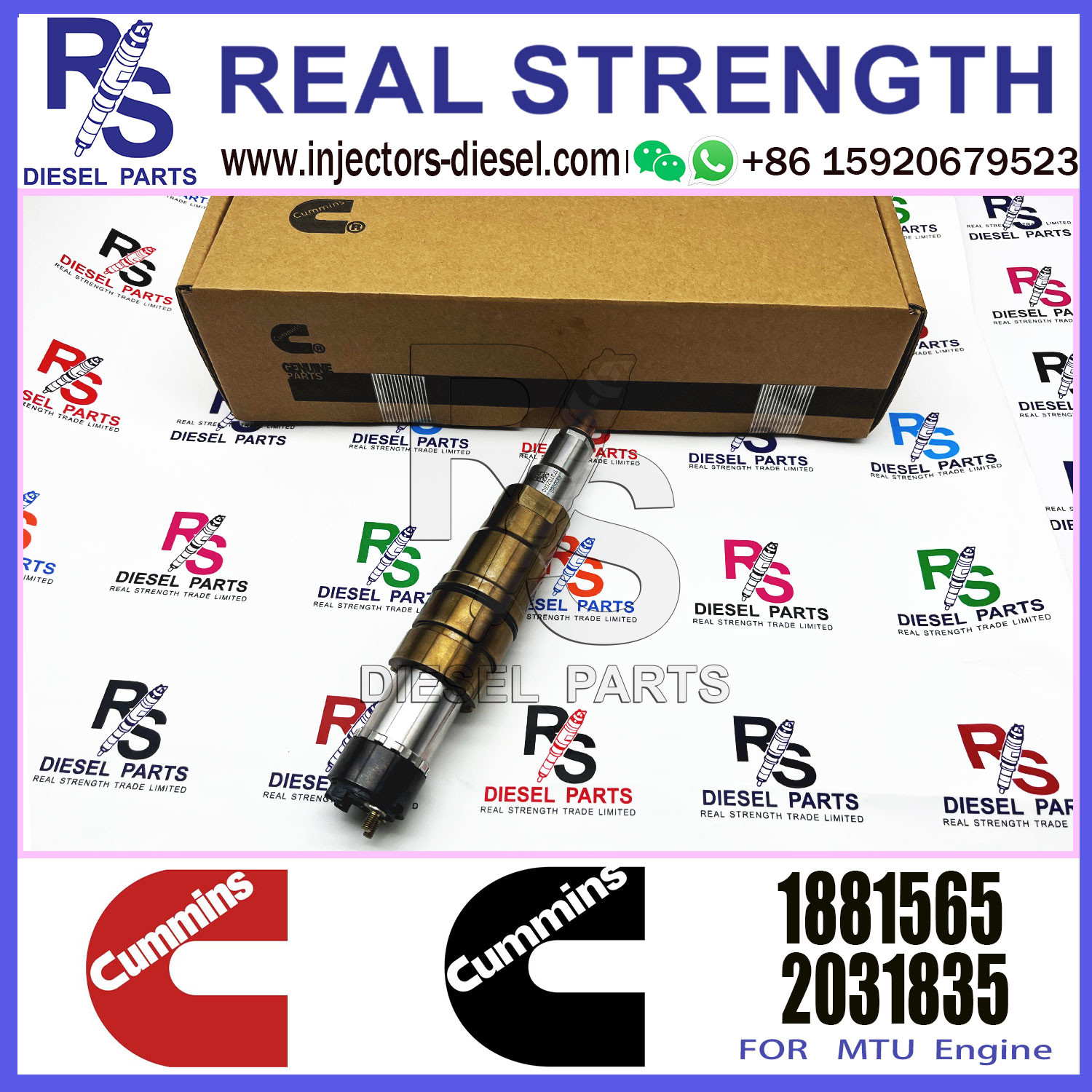Diesel Injector 1881565 1933613 2031836 2086663 Common Rail Injector