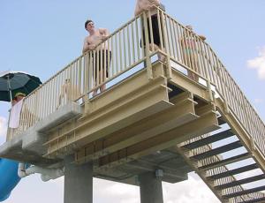 Quality Strong FRP Railing Systems Construction Site Fiberglass Staircase Railing wholesale