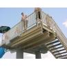 Buy cheap Strong FRP Railing Systems Construction Site Fiberglass Staircase Railing from wholesalers