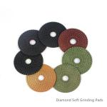 Wet Abrasive Dressing Tools 80mm Velcro Cloth Stone Grinding Polishing