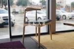 Furniture Modern Designs Chair Solid Wood With Leather Seat Dining Table Chair