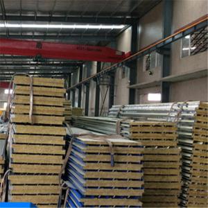 Quality 960mm fireproof rock wool sandwich panel construction materials in maldives wholesale
