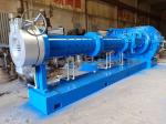 Cold Feed Vacuum Rubber Extruding Machine Single Compound Microwave Vulcanizatio