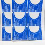 Weatherproof Household Essentials Labels Kiss Cut Matte BOPP Film