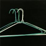 16 Inch 1.9mm Wire Coat Hangers , Powder Coated Dry Cleaner Pants Hangers