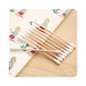 Quality Lightweight Medical Cotton Swabs Wooden Stick Convenient Anti Bacterial wholesale
