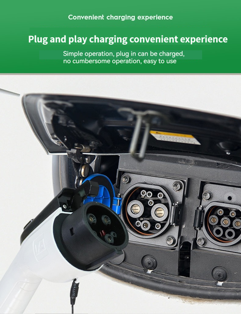 Undervoltage protection e-mingze 7KW Fast AC EV Charger 1-Phase Car Charging Station with 32A Output Current 3.5KW Power Output for US