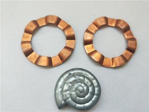 Quality Copper Sheet Brass Stamping Parts Progressive Die Products With Wave Shape wholesale