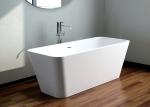 Boat Shape Freestanding Deep Soaking Tub Seamless Freestanding Whirlpool Tub