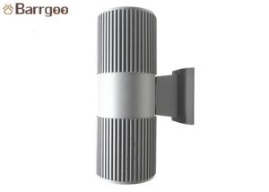 China Cylinder Dual Heads LED Outdoor Wall Lights 2x9W IP65 For Garden Lighting on sale