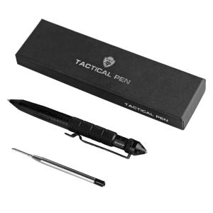 Quality Aircraft Aluminum Defender Tactical Pen with Glassbreaker, Gun Metal wholesale