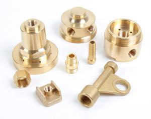 Quality CNC Lathe Turning Brass Machining Parts 0.01mm-0.05mm Tolerance wholesale
