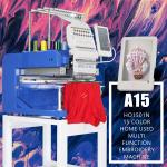 15 Colors Single Head Similar Tajima Computerized Type Embroidery Machine Price