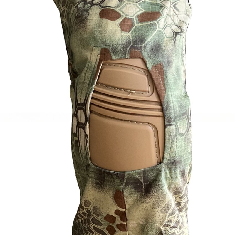 Outdoor Breathable Suit Olive Green Black Frog Suit with 4 Seasons and TWILL Fabric