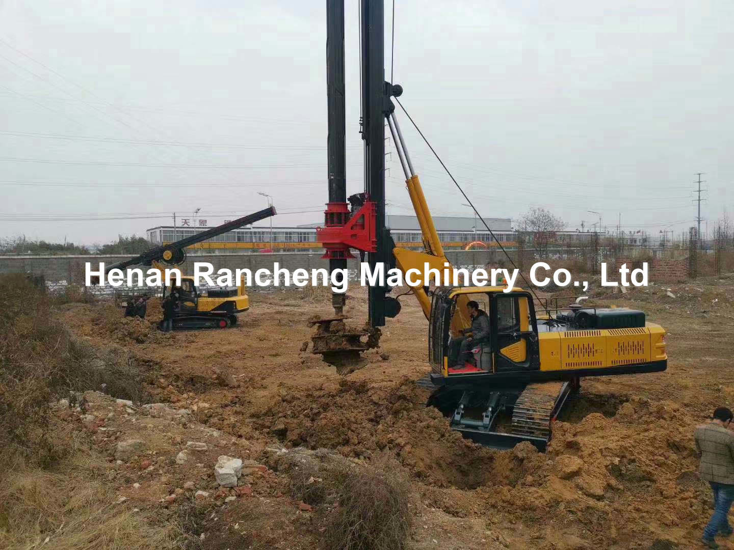 RCQ530 Hydraulic Rotary Drilling Rig 30m Borehole Rock Drill Rotary Machine