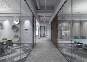 Quality 108 Series Glass partition Wall System Soundproof Wall Partiton Wiht Aluminum Frame wholesale