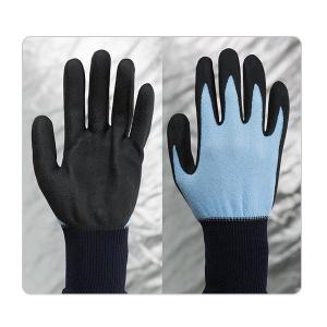Quality Silicone Free Coal Mining Nylon Spandex Liner Hand Safety Nitrile Gloves wholesale