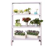 Warehouse Slotted Angle Rack Commercial Stainless Steel Storage Display