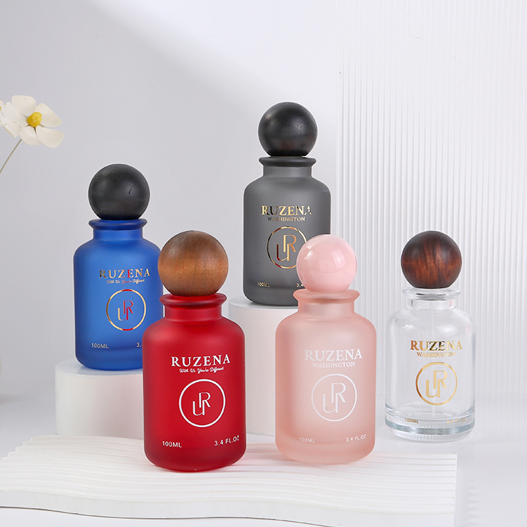 Unique Design 30ml 50ml 100ml Round Small Custom Refillable Empty Spray Glass Perfume Packaging Bottle with Box Luxury