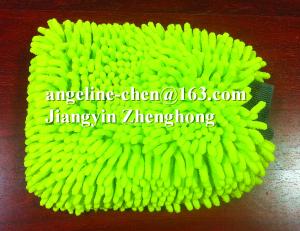 Quality microfiber chenille car cleaning, house cleaning gloves mitts wholesale