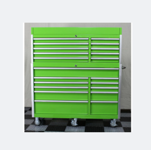 Cold Rolled Steel Garage Tool Cabinet with Cutting Mat and Industrial Sewing Machine Workbench