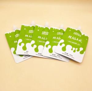 Quality Biodegradable Custom Printed Stand Up Pouches Liquid Baby Milk / Jelly Food Pouch wholesale