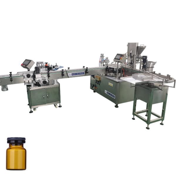 2ml glass vial powder filling production line penicillin bottles powder filling