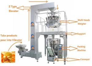 Quality Easy Operation Multi Heads Weigher Packing Machine / Food Packaging Equipment wholesale