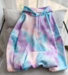 Women'S Long Sleeved Hoodies Sports Team Plus Size Tie Dye Hoodie