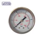 2.5" Stainless Steel Liquid Filled Pressure Gauge Manometer Glycerin Pressure