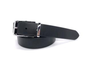 Quality Black Brown Pin Buckle 3.5cm Men Leather Dress Belt wholesale