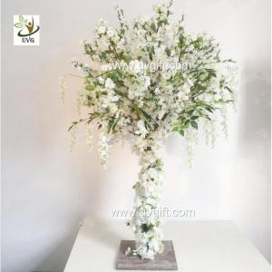 Quality UVG 4ft Tall Wedding Centerpieces for Tables Wisteria and Cherry Blossom Artificial wholesale