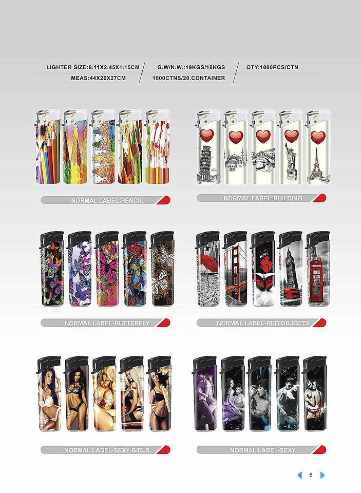 Sex Fashion Unique Dasign Custom Logo Cigarette Lighter Wholesale Cheap Price Candle Lighter