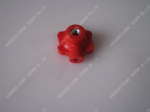 Quality Speed Control Lever Knob Diesel Engine Parts Red Color Copper And Plastic Material S195 wholesale