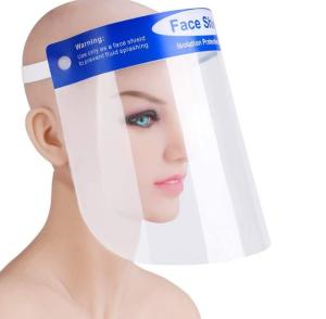 Quality Anti Virus Antibacterial Full Face Shield Thickness 0.2mm Elastic Band wholesale