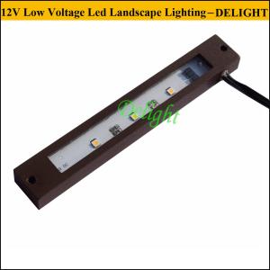 Quality 12V led Rail Stone Cap light 6 inch LED Hardscape Light LED under deck light wholesale