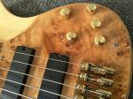 6 Strings Electric Bass Guitar Maple Body Active pickups Bass Guitar Music
