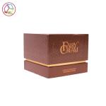 Brown Cosmetic Gift Box , High End Beauty Box Recyclable Feature