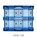 Euro Standard Size 1200*800 Heavy Duty Plastic Pallet with Steel Bar ISO9001