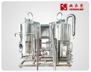 Quality PLC Control Commercial Beer Brewing Equipment CE ISO TUV Certificated wholesale