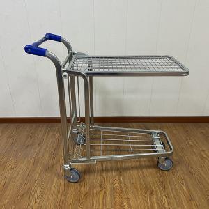 Quality Transport Housekeeping Trolleys Tally Of Cargo Lightweight Folding Heavy Duty Warehouse Trolley wholesale