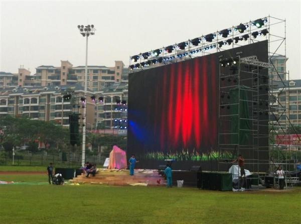 6.25mm Pixel Pitch Outdoor Rental LED Display High Definition RGB For Sport Live