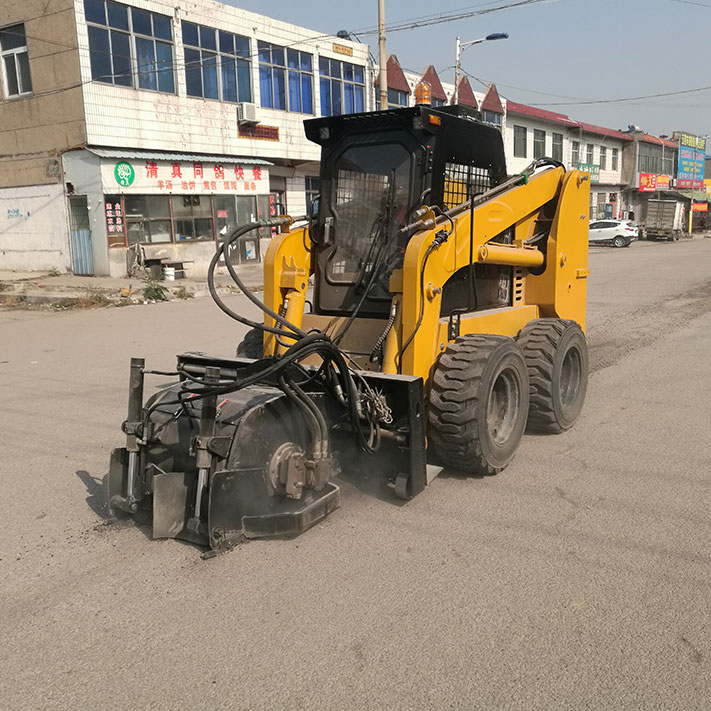 SNSC EPA EV Engine 350kg 500kg Mini Diesel Skid Steer Loader Max Dumping Height 2050mm