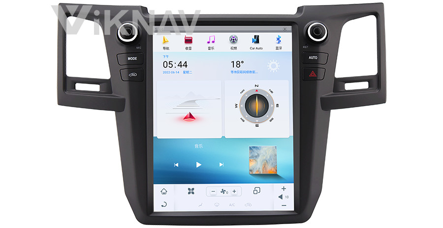 12.1 Inch Android Auto Stereo For 2015 Toyota Fortuner Navigation GPS Multimedia DVD Player Wireless Carplay Wifi