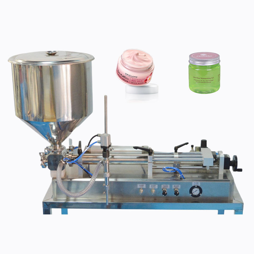 Small Sanitizer Gel Bottle Liquid Filling Machine Semi Automatic 0.75kw
