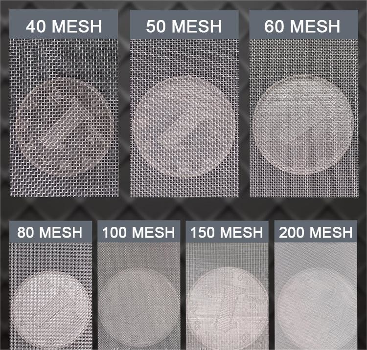 Custom 316l Plain Twill Dutch Weave Stainless Steel Iron Wire Mesh Cloth Rolls