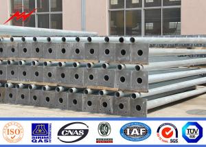 Quality 10m ISO Certificate Q235 Street Light Poles Hot Dip Galvanization wholesale