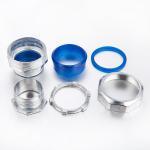 Straight Liquid Tight Flexible Metal Conduit Connector With Blue Gasket